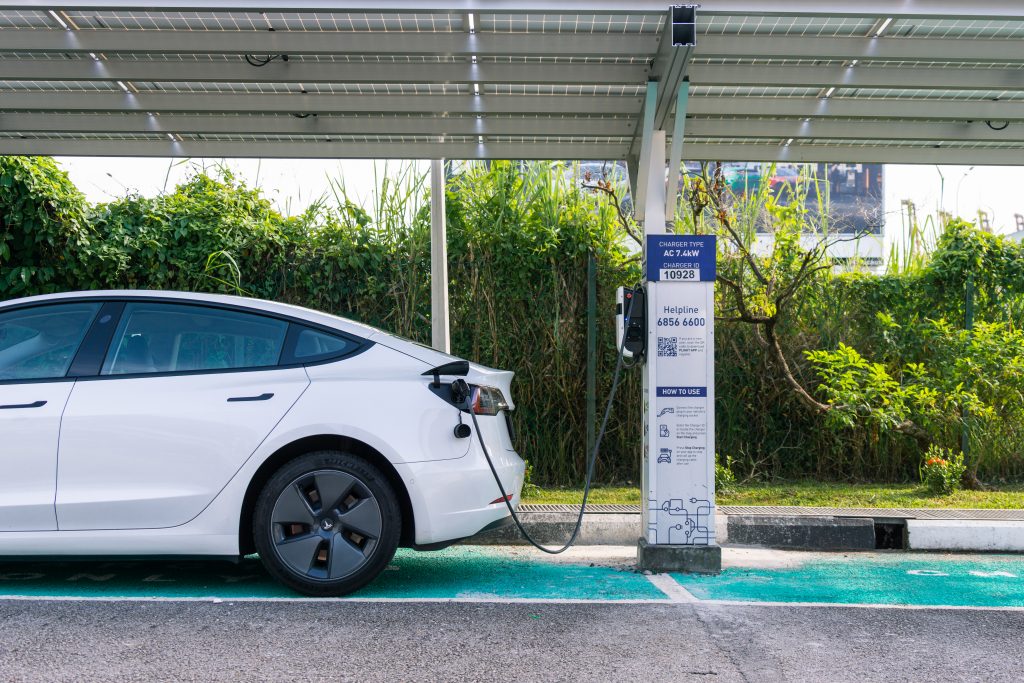 Car charging at 10 Raeburn Park