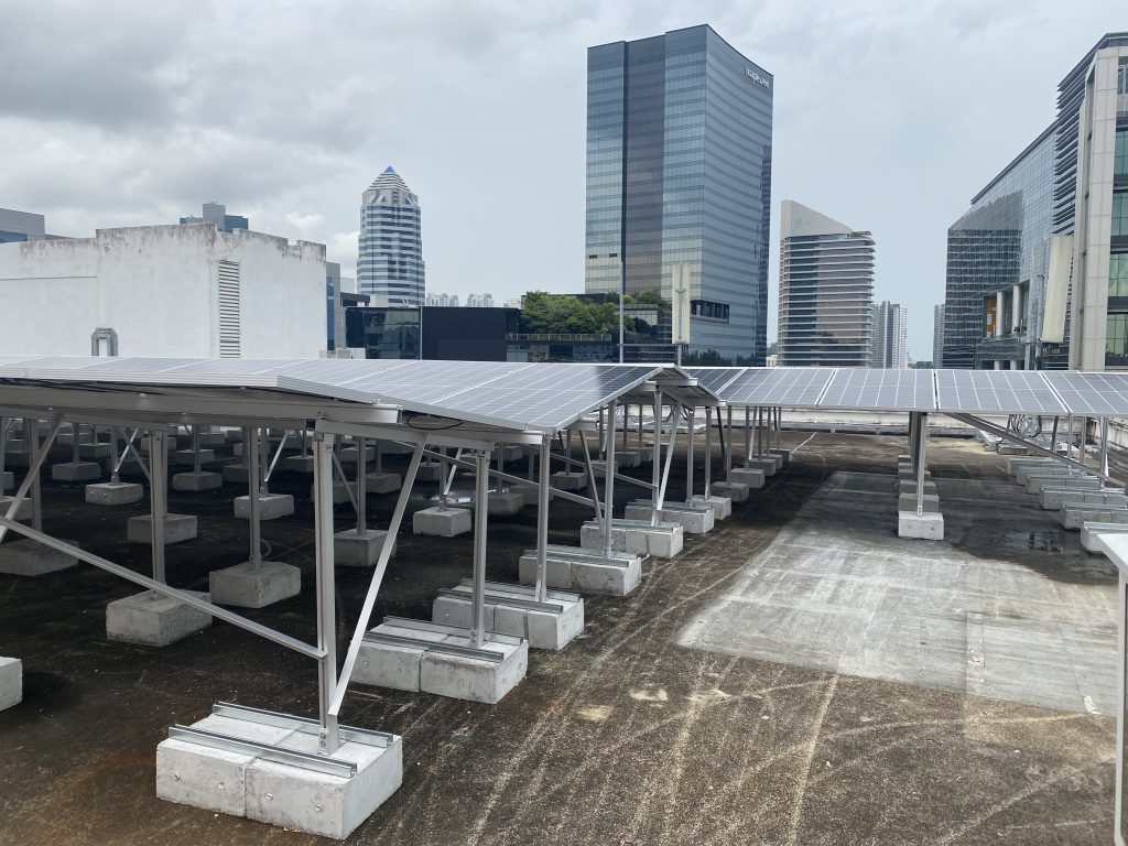 Solar Panels Foundation at 34 Boon Leat Terrace