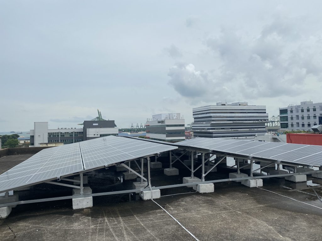 LHN Energy's solar panels at 34 Boon Leat Terrace