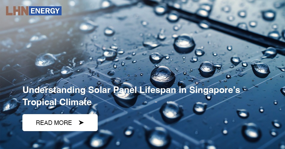 Close-up of water droplets on a clean solar panel.